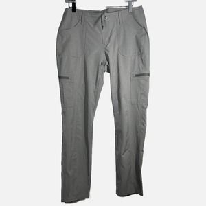 KUHL Women's Horizn Skinny Gray Cargo Pants Size 10 short zipper pocket